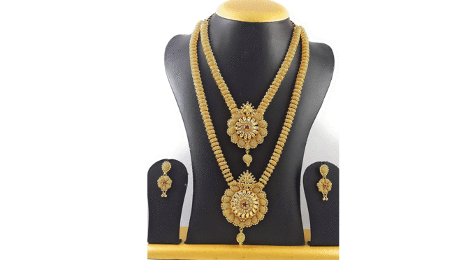 AFJ-GOLD-1-Gram-Micro-Gold-Plated-South-Indian-Traditional-Fashion-Jewellery-Long-Haram-Sets-for-Women-&-Girls