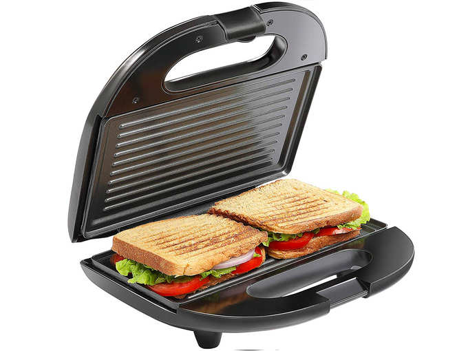Russell Hobbs RST750GR – 750 Watt Non-stick Crispy Grill Sandwich Toaster for Multi snacks with Fixed Grilled Plate and 2 Years Warranty