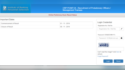 IBPS PO Prelims Result 2019 जारी, इस डायरेक्ट लिंक से देखें