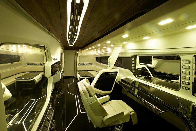 Interior of SRKs Caravan