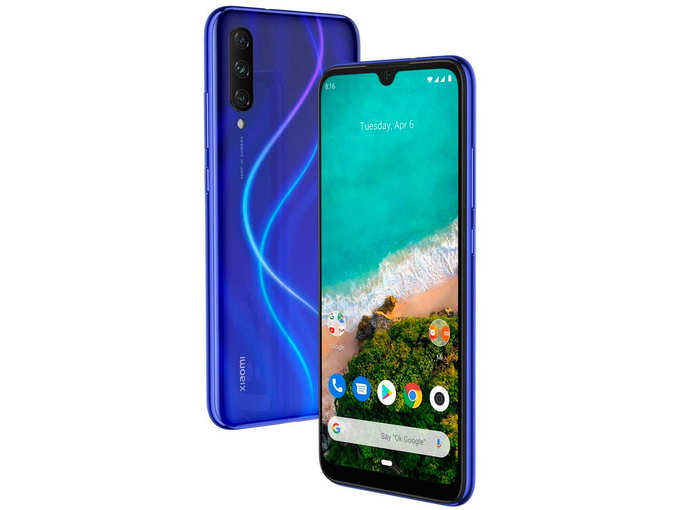 Xiaomi Mi A3 (Not just Blue, 4GB RAM, AMOLED Display, 64GB Storage, 4030mAH Battery)