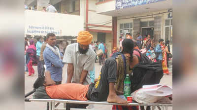 बीएचयू में फिर रेजिडेंट डॉक्टर्स की हड़ताल, मरीज परेशान