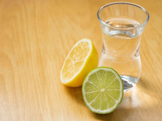 lime and water