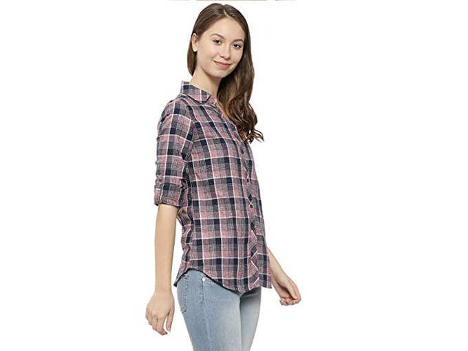 Women Checkered Casual Shirt