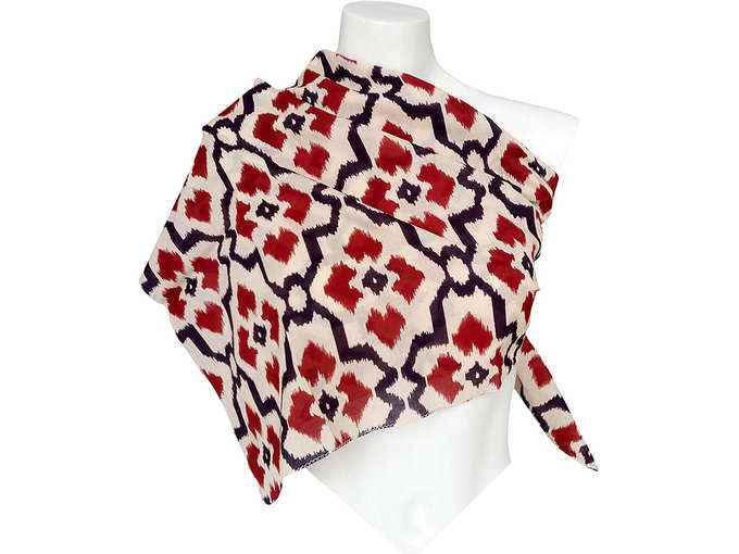 Printed Square Scarf