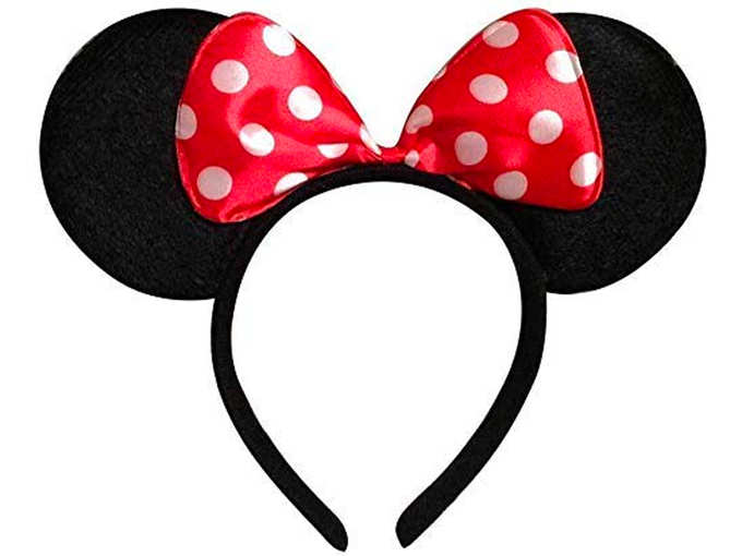 Minnie Mouse Ears Head Band Dotted Bow Headband