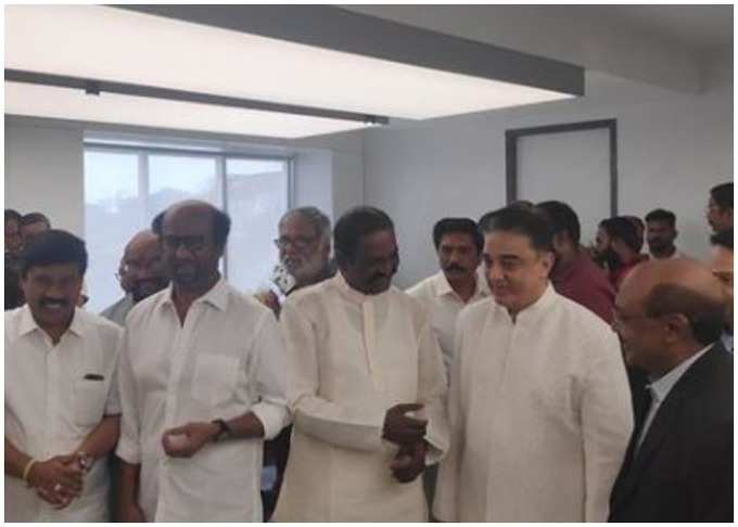 vaira muthu with kamal rajini