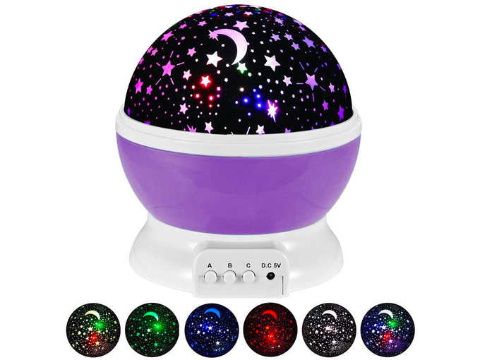 Dream Color Changing Rotating Projection Lamp