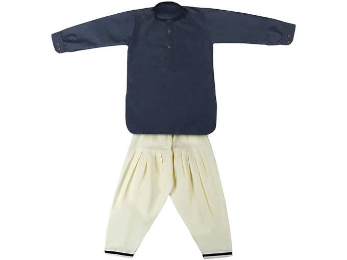 Denim Kurta Pyjama Set for Boy&#39;s