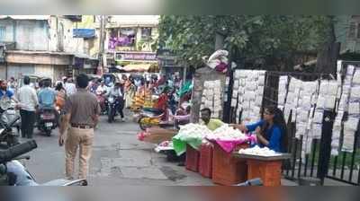 सराफ बाजारात पाठ वळताच पुन्हा अतिक्रमण