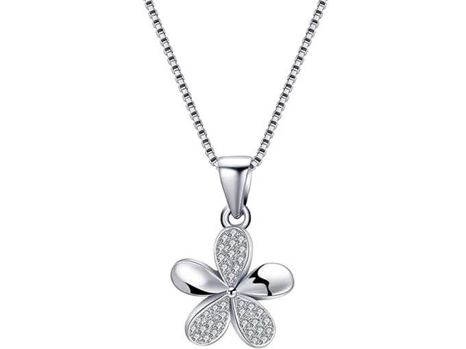 Silver Flower Pendant