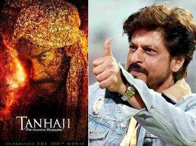 अजय देवगन की 100वीं फिल्म, शाहरुख खान ने तानाजी के साथ लिखा प्यारा सा मेसेज