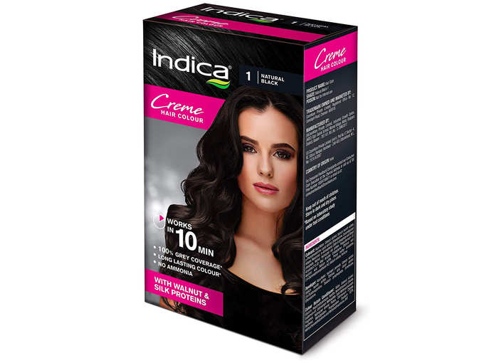 Indica Creme Hair Color Natural Black