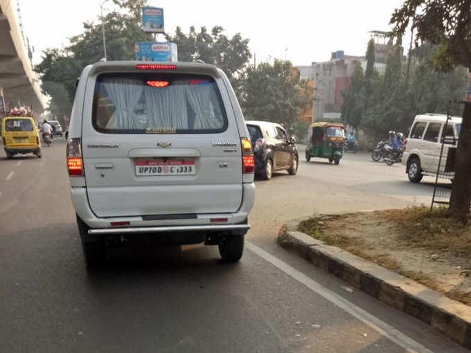 गाड़ी नंबर के साथ इस गाड़ी में भी किया गया खेल