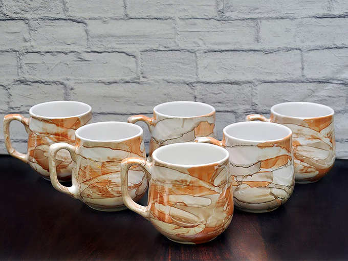 Ceramic Gloss Finish Tea and Coffee Cups