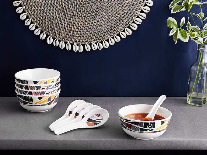 Amazon Brand - Solimo Set of 6 soup bowls