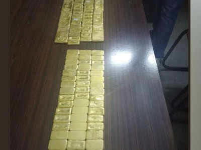 तीन शहरों में पकड़ी गई 50 किलो सोने की तस्करी, 6 गिरफ्तार