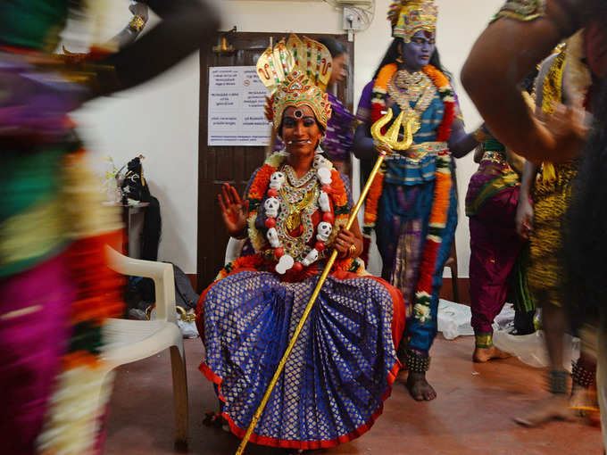 दुर्गा-शिव-मुरुगन: मिस चेन्नै ट्रांसवुमन में दिखे इंद्रधनुषी रंग
