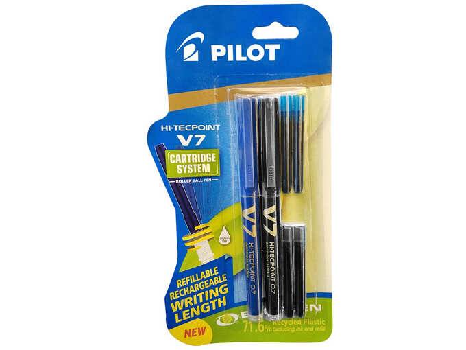 PILOT BLACK BLUE CARTRIDGE