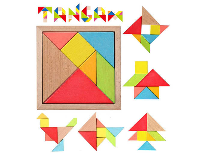 SIMPLE DAYS WODDEN TANGRAM BLOCKS