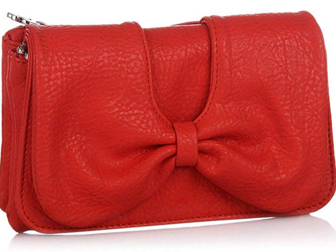 BUTTERFLIES RED BAG