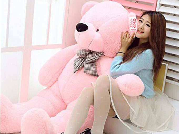 HUGGABLE STUFFED TEDDY BEAR