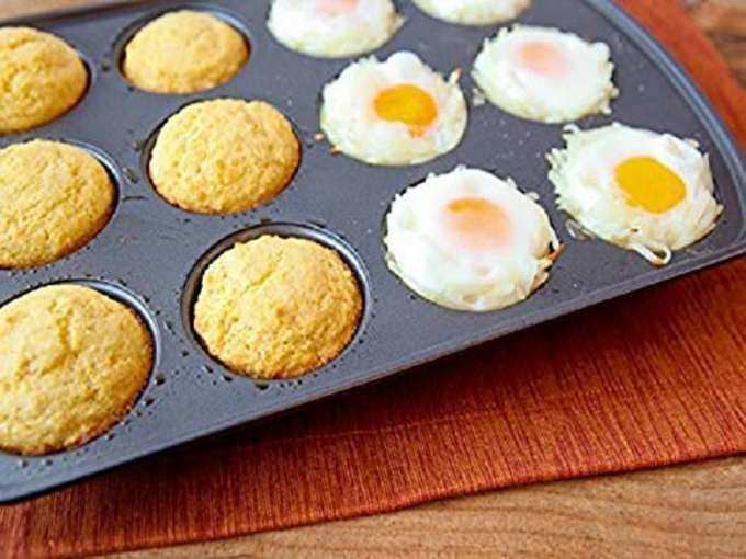 rolex non stick COATED MUFFIN TRAY