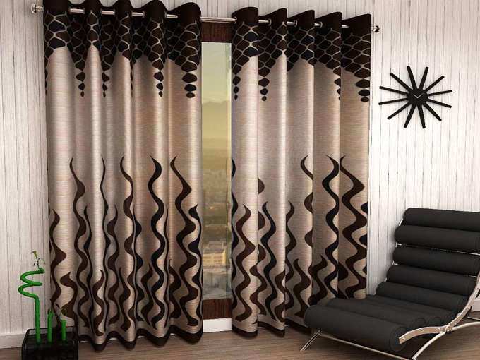 home sizzler eyelet polyester door curtain