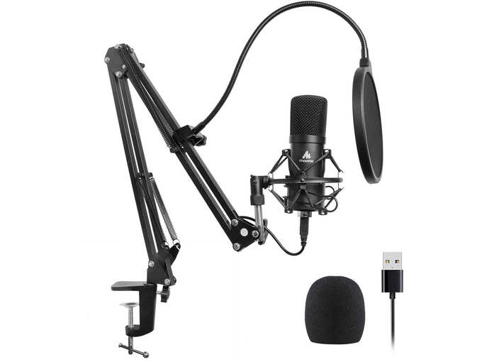 Maono AU-A04 Condenser Microphone Kit (Black)