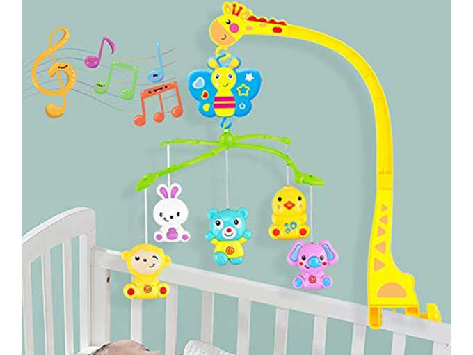 MUSICAL RATTLE COT
