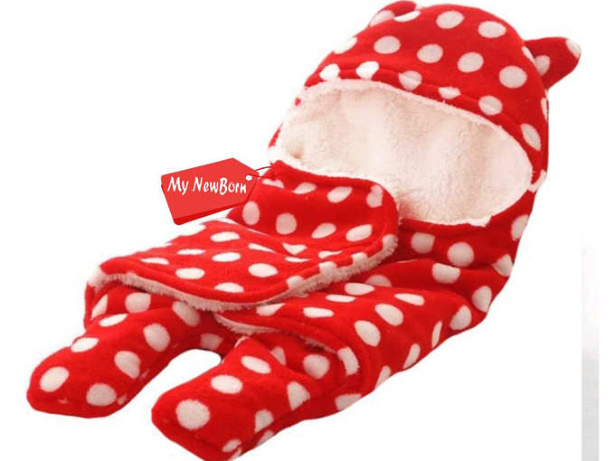 Fur Blanket Swaddle Sleeping Bag