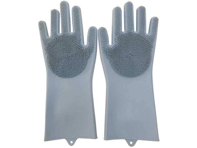 MAX HOME MAGIC SILICON DISH WASHING GLOVES