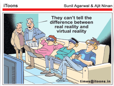 Cartoon Jokes : நிழலுக்கும் நிஜத்திற்கும் வித்தியாசம் தெரியாதவர்கள்!
