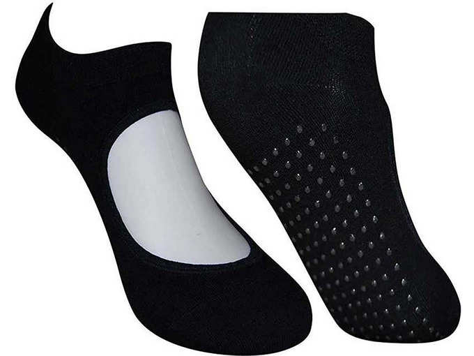 Balenzia Womens Anti Bacterial Yoga Socks