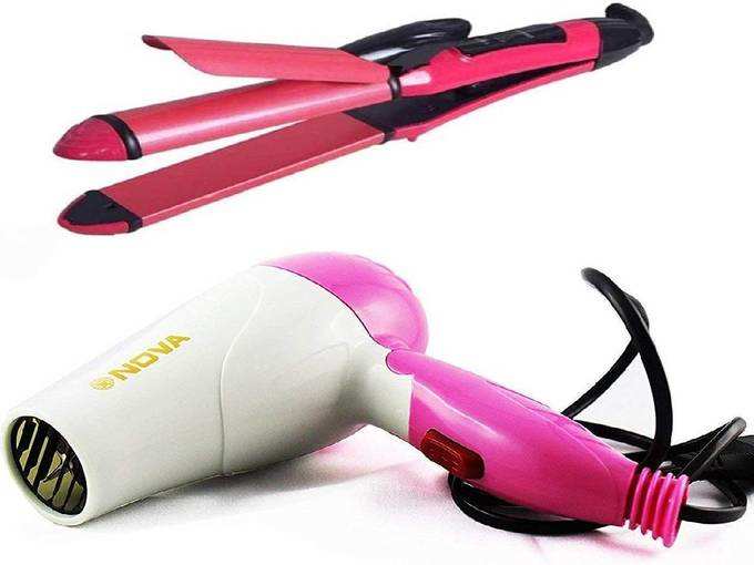 2 in 1 Hair Straightener and Curler