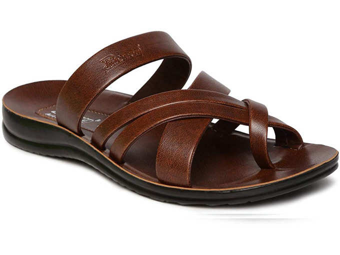 PARAGON Vertex Mens Brown Flip-Flops