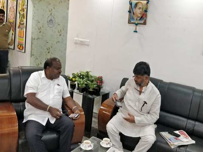 HD Kumaraswamy DK Shivakumar