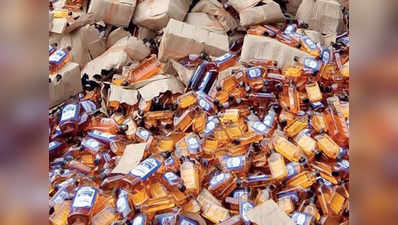 संतकबीर नगर: डिग्री कॉलेज के मैनेजर के गोदाम से मिली 50 लाख की अवैध शराब