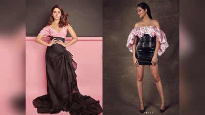 Alia या Ananya: पिंक ऐंड ब्लैक बॉडीकॉन ड्रेस में कौन लगा बेहतर?