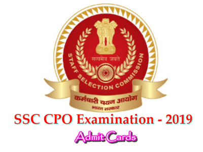 SSC CPO 2019: ఎస్‌ఐ, ఏఎస్ఐ హాల్‌టికెట్లు విడుదల