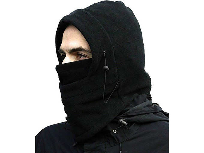 Gajraj Unisex Fleece Thick Full Cover Face Mask