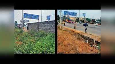 हैदराबाद: ग्रामीणों ने ढहा दी दीवार, जिसके पीछे हुई थी घिनौनी वारदात