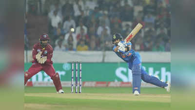 हैदराबादमध्ये विराट सुस्साट; भारताकडून विंडीजचा धुव्वा