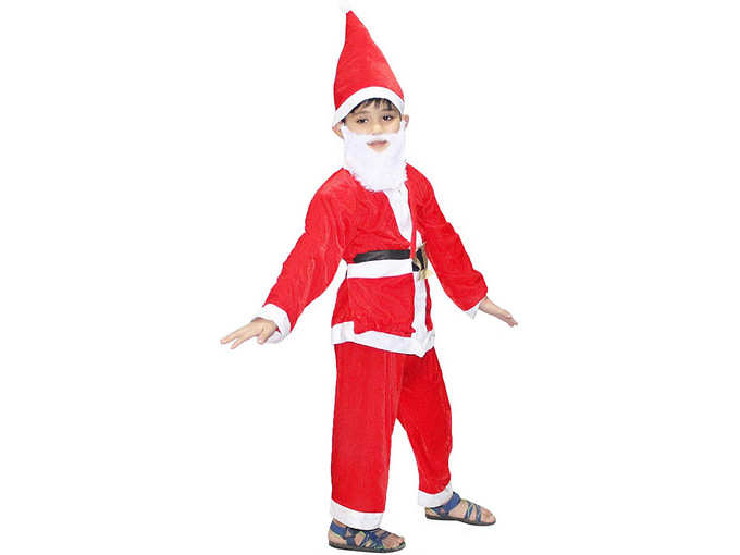Kaku Fancy Dresses Santa Claus Christmas Day