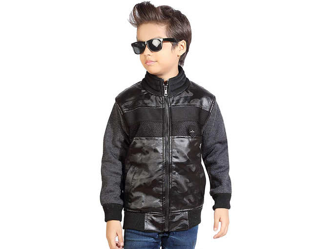 AD & AV Boys Fullsleeve HD Jacket 897_KIDJKT_Black_NET_AA