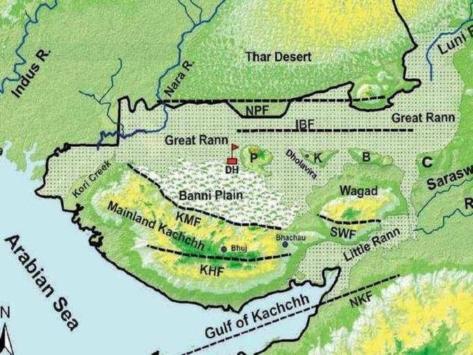 saraswati river map