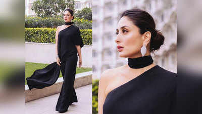 ​ऑल ब्लैक आउटफिट में बेहद गॉरजस नजर आयीं Kareena Kapoor​