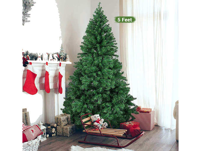Christmas Tree 5 Feet Christmas Decoration for Office Home Restaurants