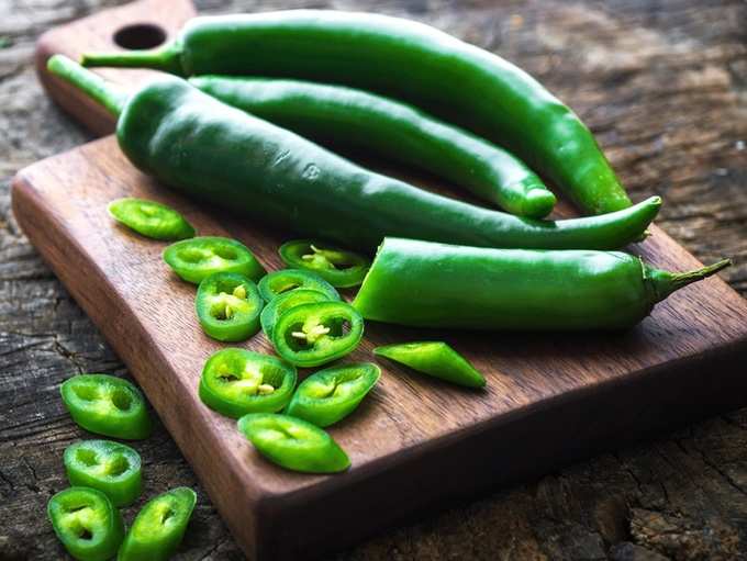 Health benefits of Green Chilli