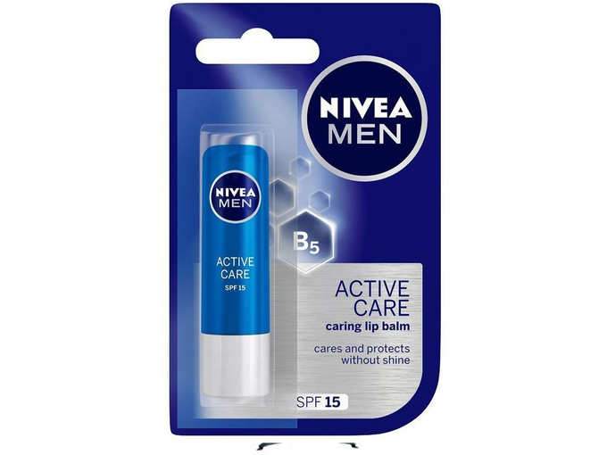 NIVEA MEN Lip Care, Active Care Lip Balm, 4.8g